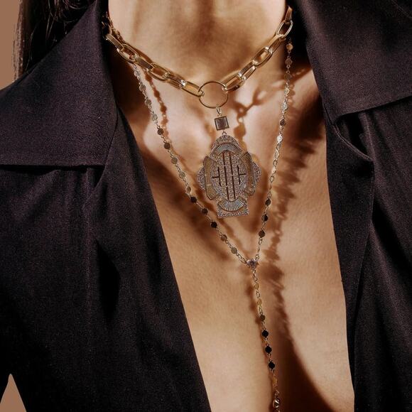 L GEORGE Designs Spencer Y Necklace - Picture 2 of 6